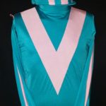 Aero Jockey Silks with Striped Helmet Cover