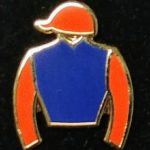 FS11-Jockey Silks Lapel Pin
