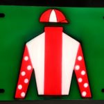 Jockey Silks License Plate