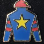 FS11-Jockey Silks Lapel Pin