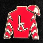 FS11-Jockey Silks Lapel Pin