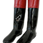 JE22-Race Boots with Red Tops