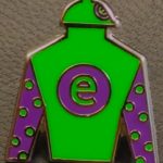 FS11-Jockey Silks Lapel Pin