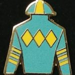 FS11-Jockey Silks Lapel Pin